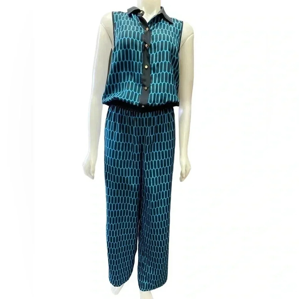 Michael Kors Wide Leg  Sleeveless Jumpsuit Size Small
